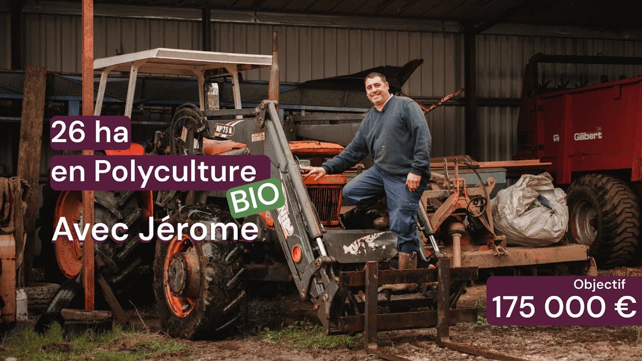 Vidéo - 26 ha en polyculture bio - Céréales en Nouvelle-Aquitaine | Hectarea
