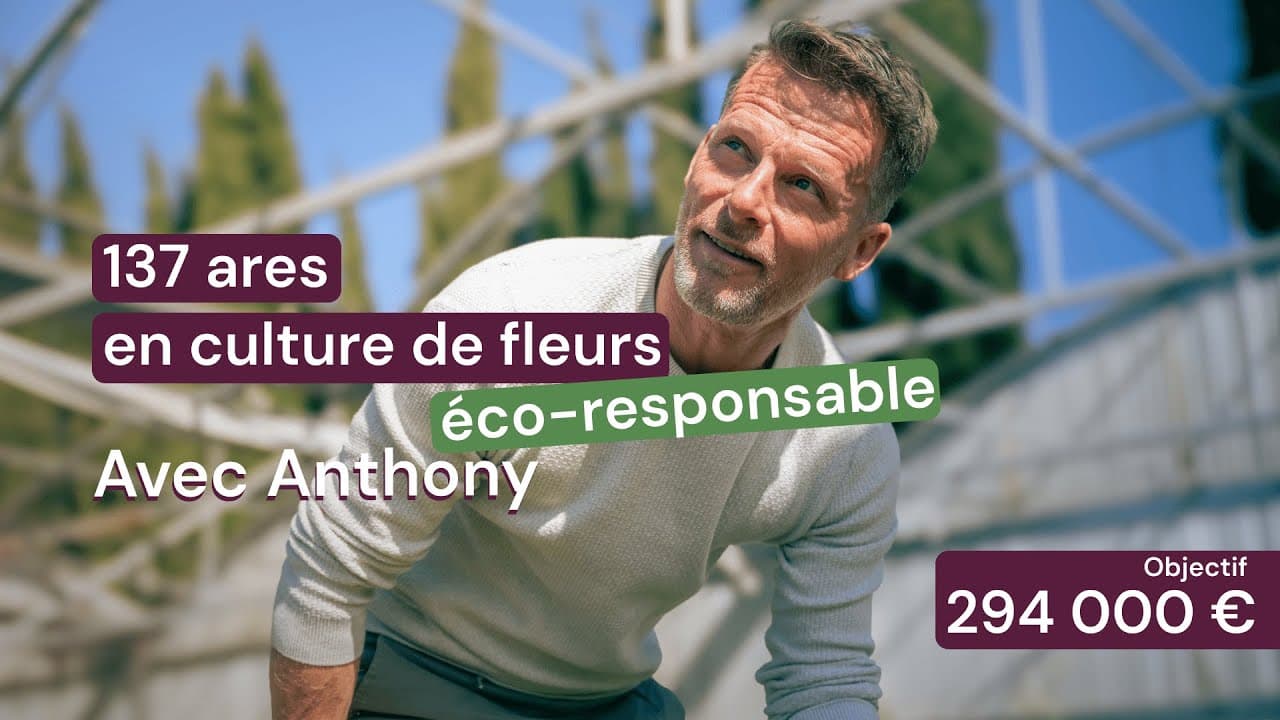 Vidéo - 137 ares en culture éco-responsable de fleurs - Horticulture en PACA | Hectarea