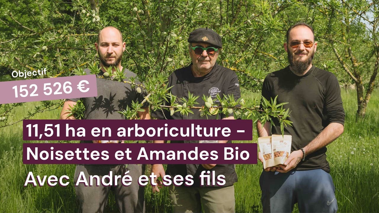 Vidéo - 11,51 ha en arboriculture - Noisettes et Amandes Bio - Arboriculture en Nouvelle-Aquitaine | Hectarea